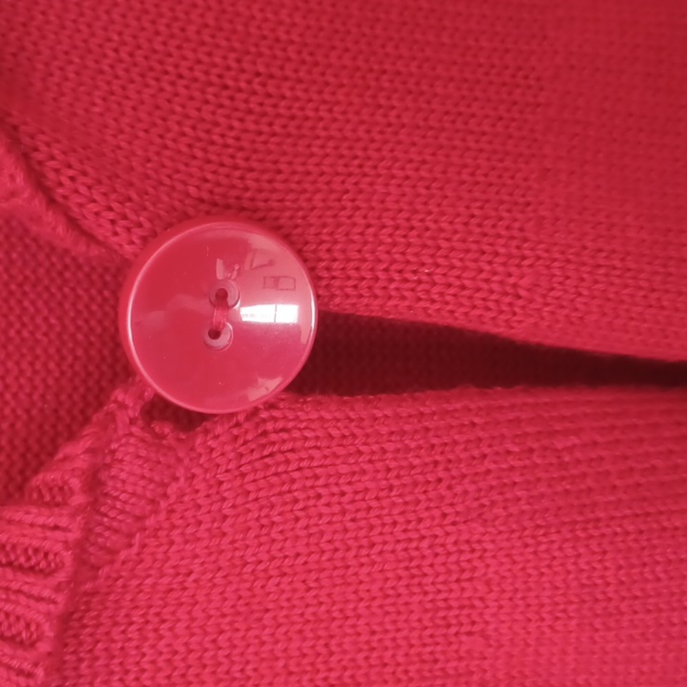 Sweater Jacket,Red,SmallEUC - Picture 5 of 9